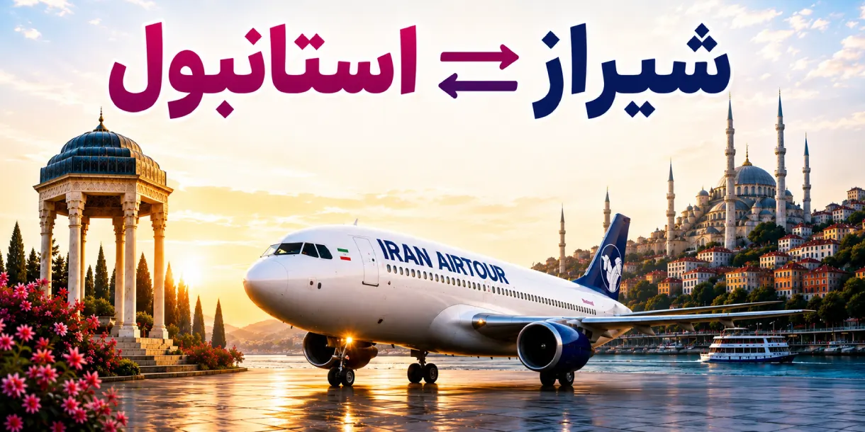 تور استانبول از شیراز ✈️| پرواز مستقیم + هتل + بیمه | فرست بلیط
