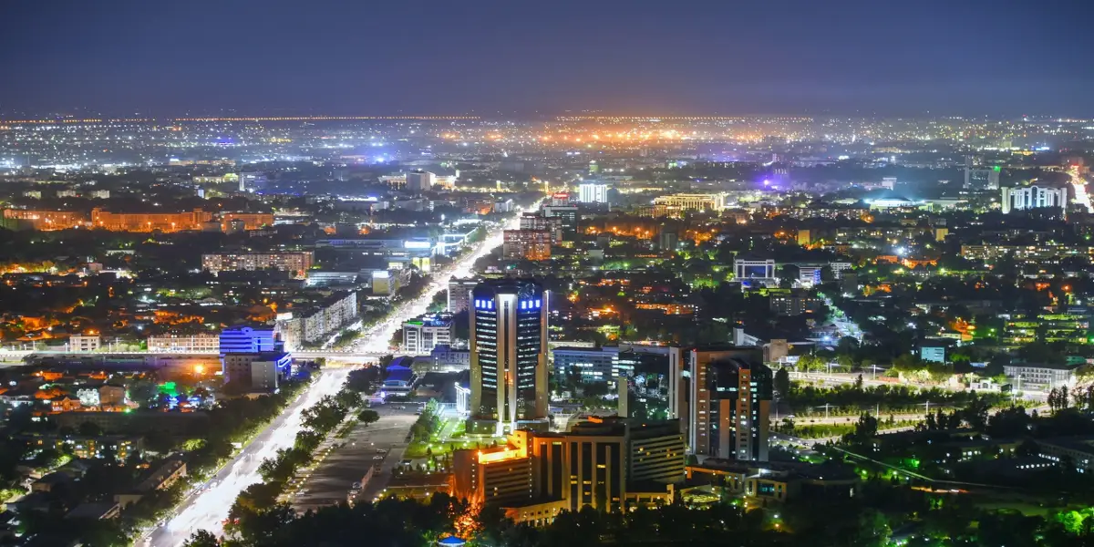 آسمان‌خراش‌های مدرن تاشکند در تور ازبکستان